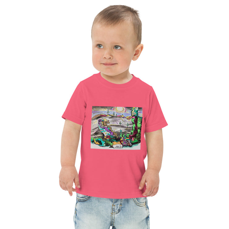 Art Printed Toddler jersey t-shirt