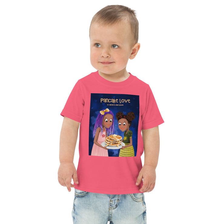 Pancakes Toddler jersey t-shirt