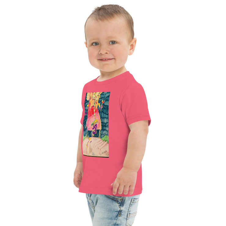 Art Printed Toddler jersey t-shirt