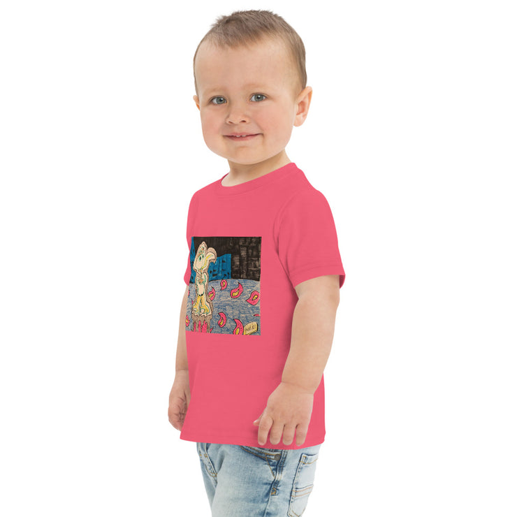 Art printed Toddler jersey t-shirt