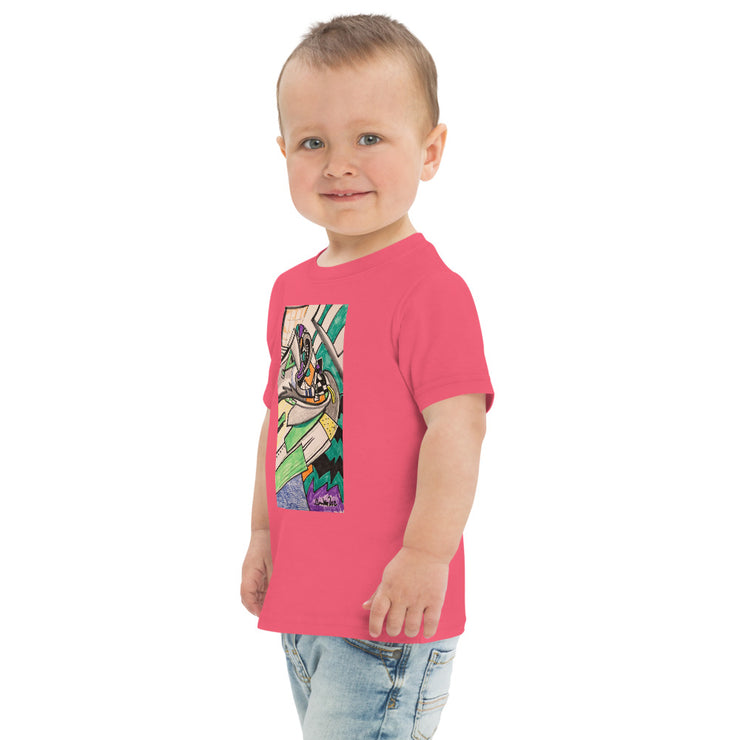 Art Printed Toddler jersey t-shirt