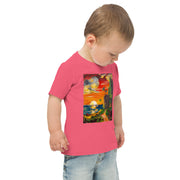 Sunset Art Toddler jersey t-shirt