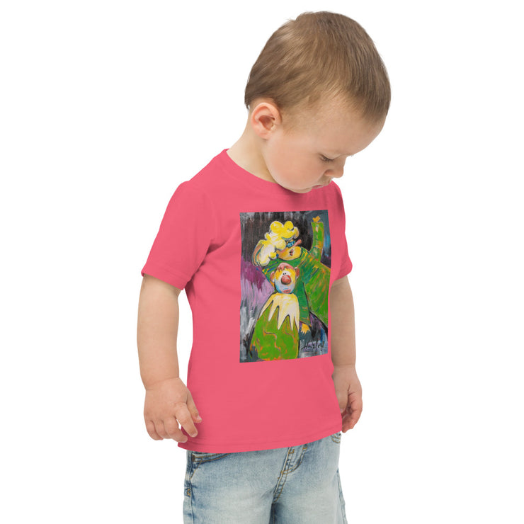 Mother Son Art Toddler jersey t-shirt