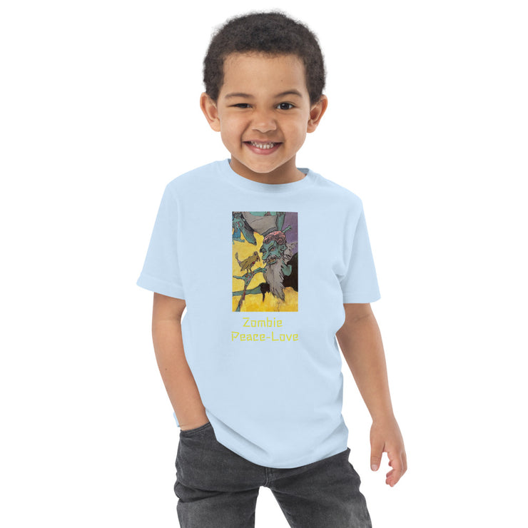 Zombie Peace Toddler jersey t-shirt