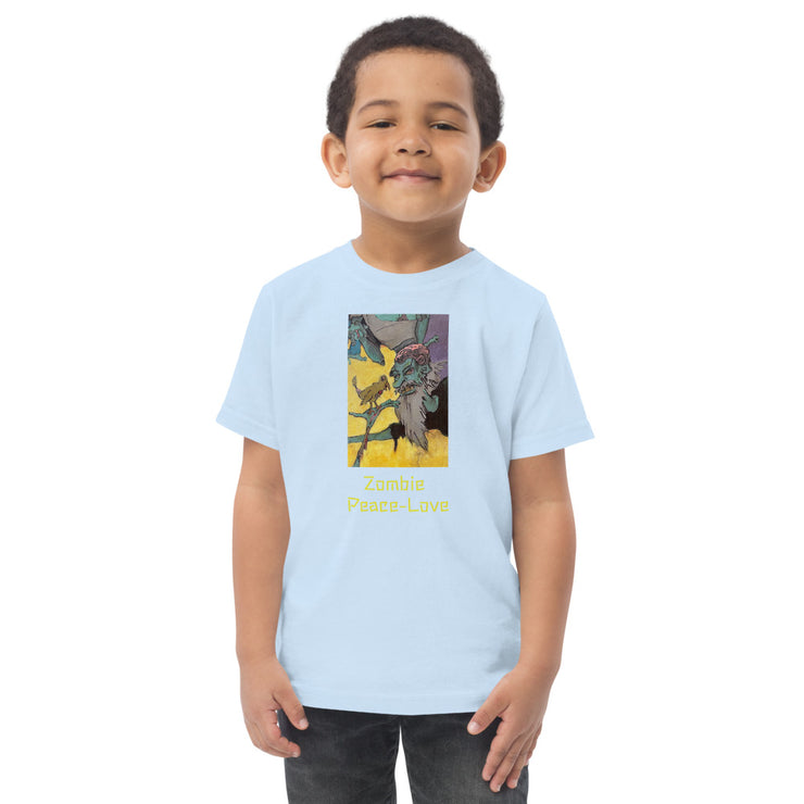 Zombie Peace Toddler jersey t-shirt