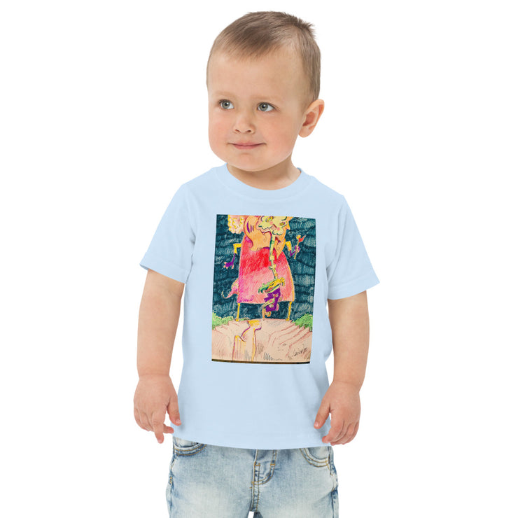 Art Printed Toddler jersey t-shirt