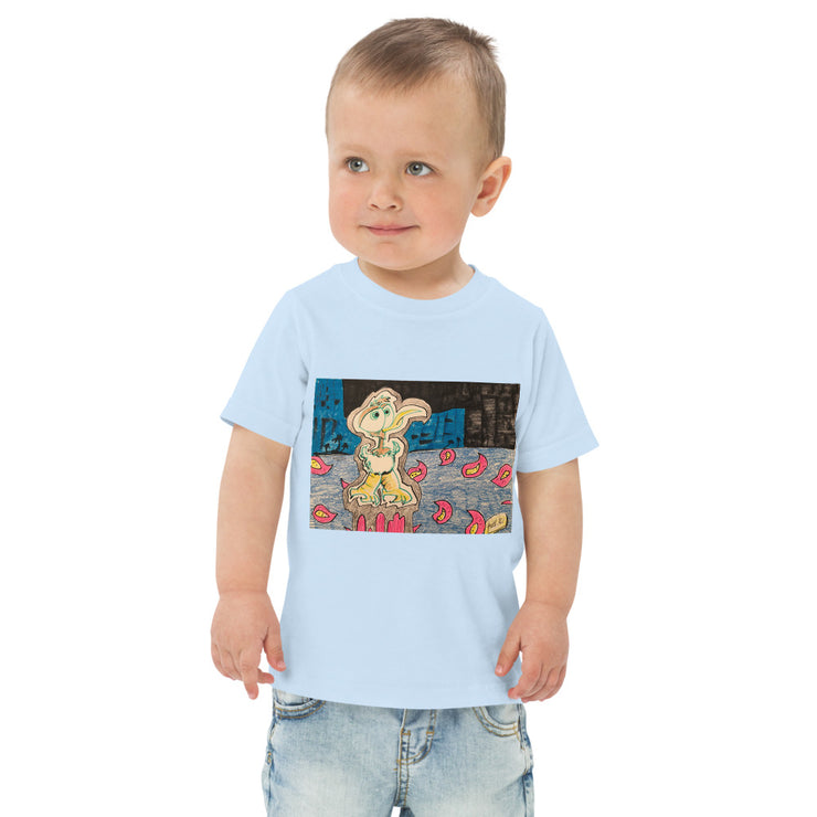 Art printed Toddler jersey t-shirt