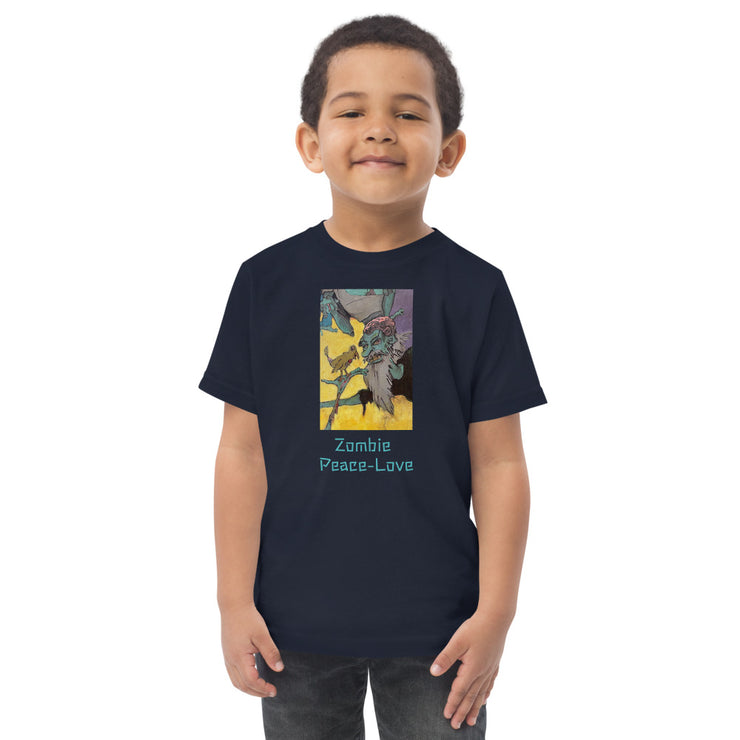 Zombie Peace Talk Toddler jersey t-shirt