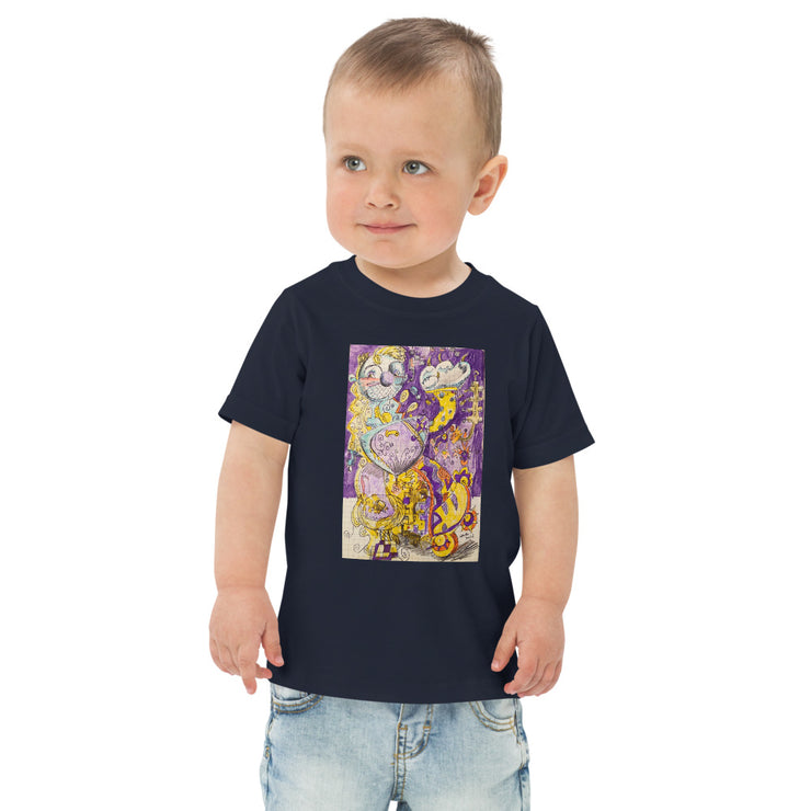 Art Printed Toddler jersey t-shirt