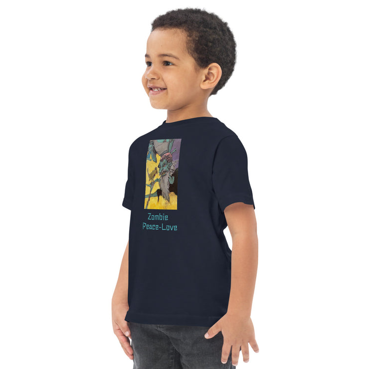 Zombie Peace Talk Toddler jersey t-shirt