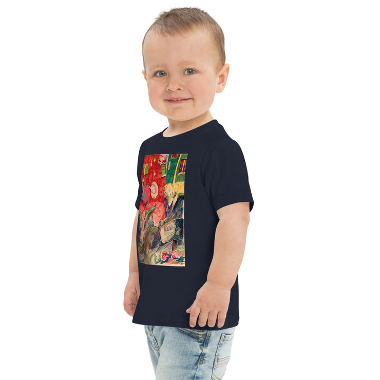 Art Printed Toddler jersey t-shirt