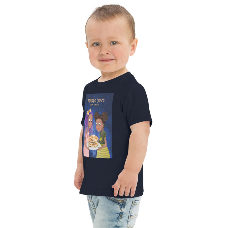 Pancakes Toddler jersey t-shirt