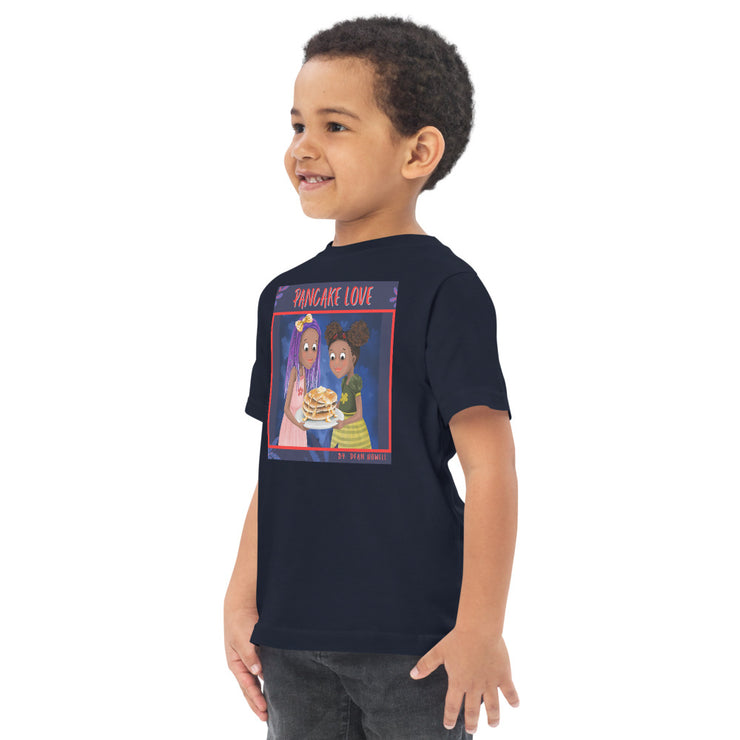 Pace-Love Pancake Toddler jersey t-shirt