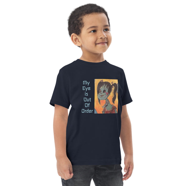 Eye Out Of Order Toddler jersey t-shirt