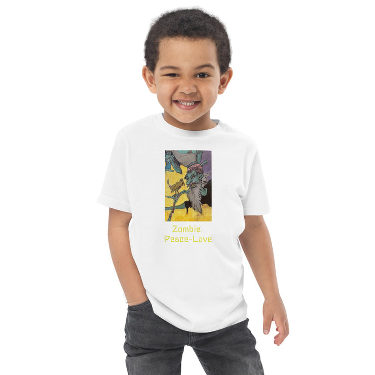 Zombie Peace Toddler jersey t-shirt