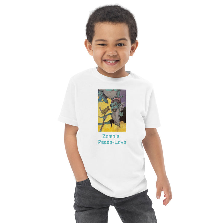 Zombie Peace Talk Toddler jersey t-shirt