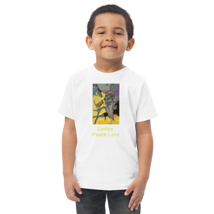 Zombie Peace Toddler jersey t-shirt