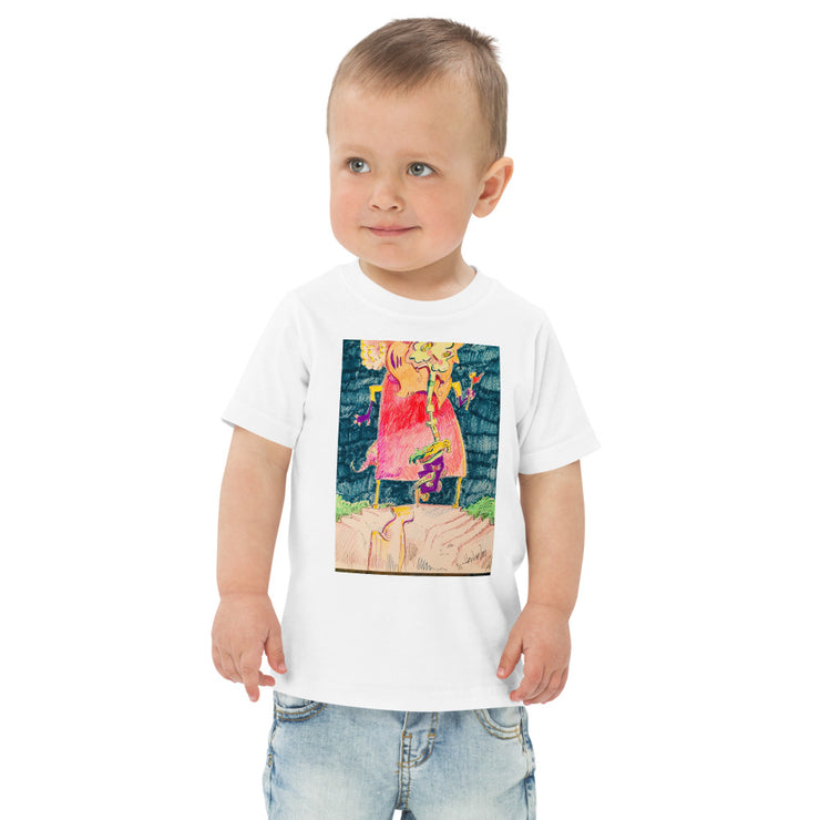 Art Printed Toddler jersey t-shirt