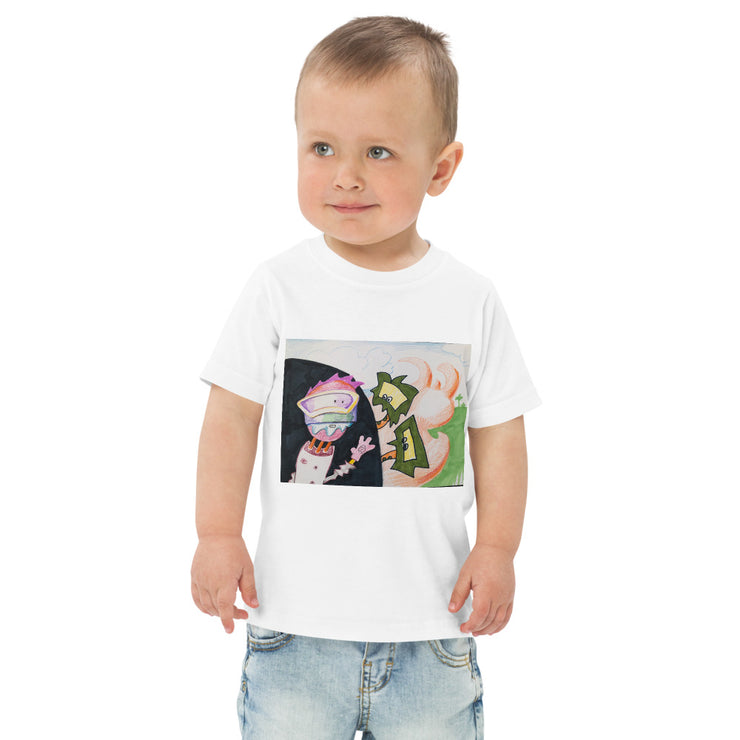 Art Printed Toddler jersey t-shirt