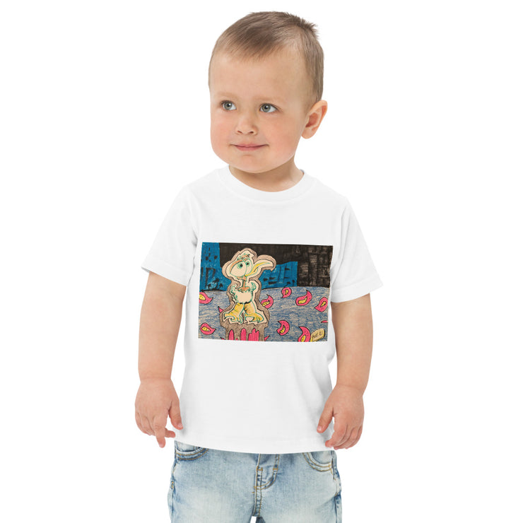 Art printed Toddler jersey t-shirt