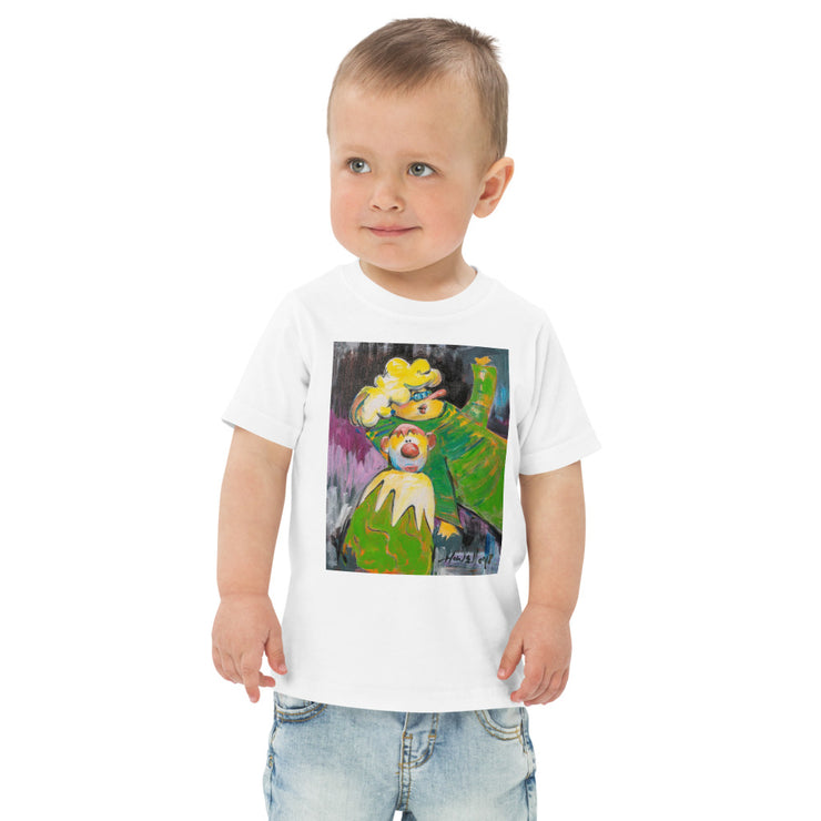 Mother Son Art Toddler jersey t-shirt