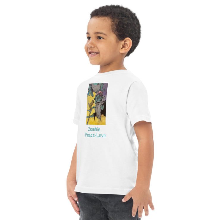 Zombie Peace Talk Toddler jersey t-shirt