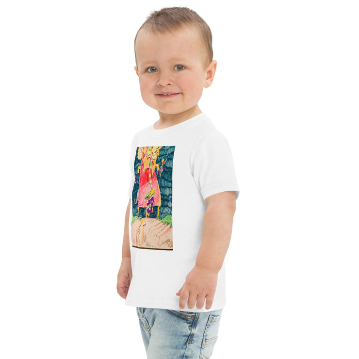 Art Printed Toddler jersey t-shirt