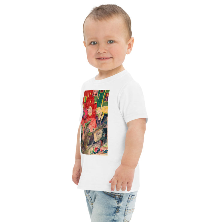 Art Printed Toddler jersey t-shirt