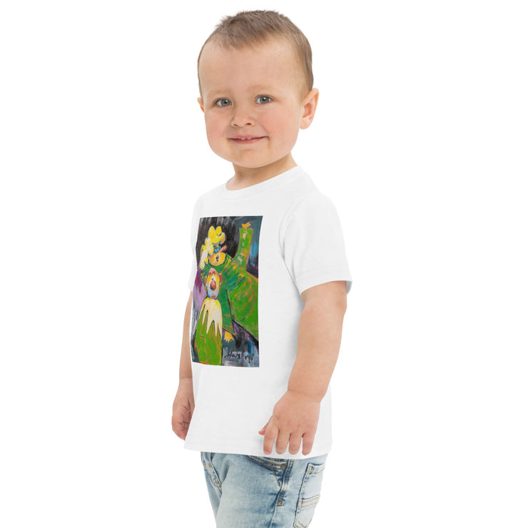 Mother Son Art Toddler jersey t-shirt