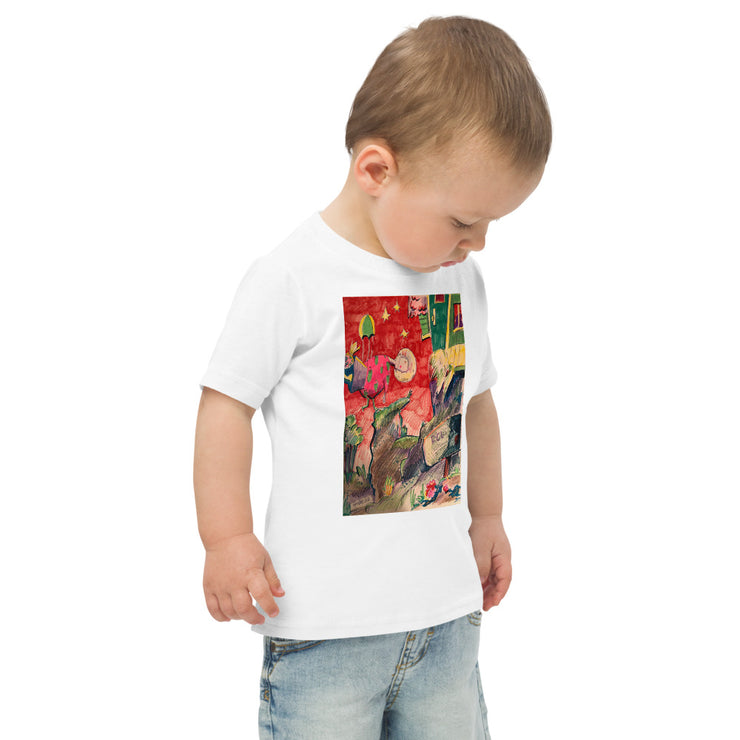 Art Printed Toddler jersey t-shirt