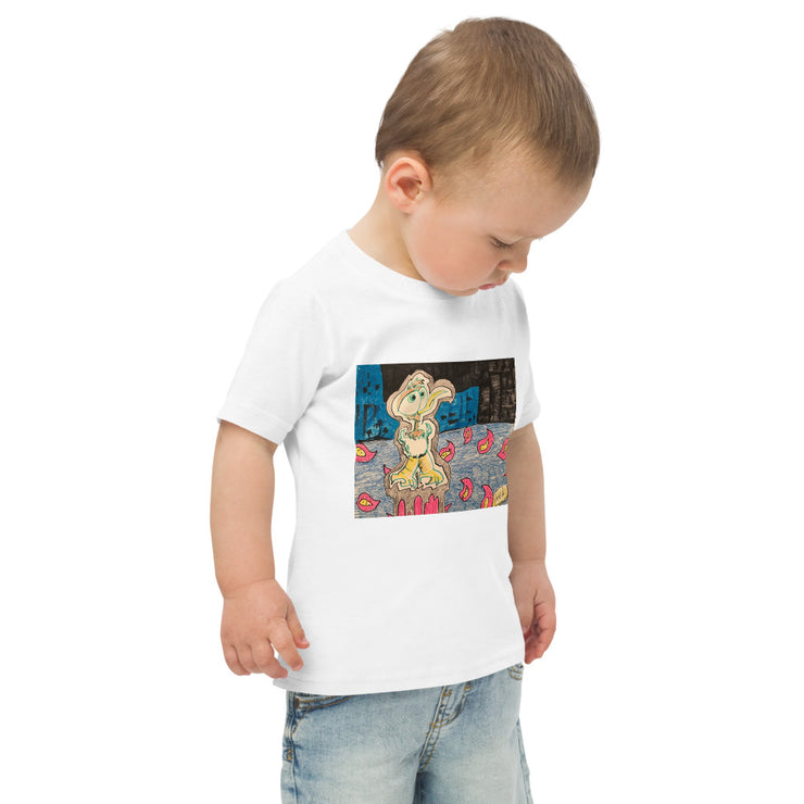 Art printed Toddler jersey t-shirt