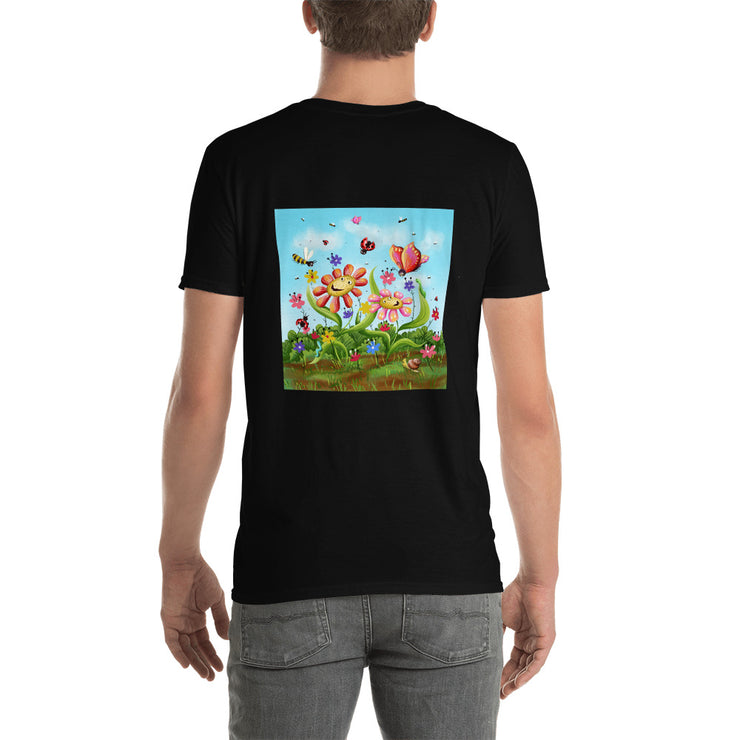 Flower Art Printed  T-Shirt