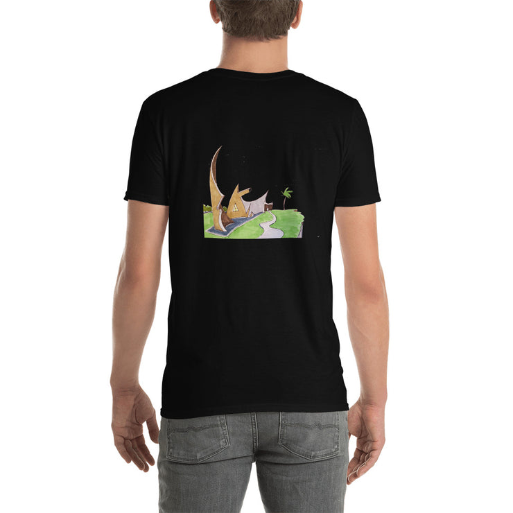 Home Art print On  T-Shirt