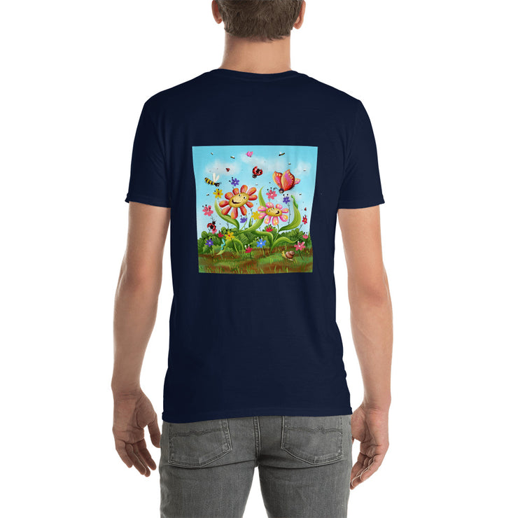 Flower Art Printed  T-Shirt