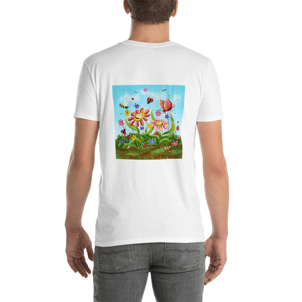 Flower Art Printed  T-Shirt