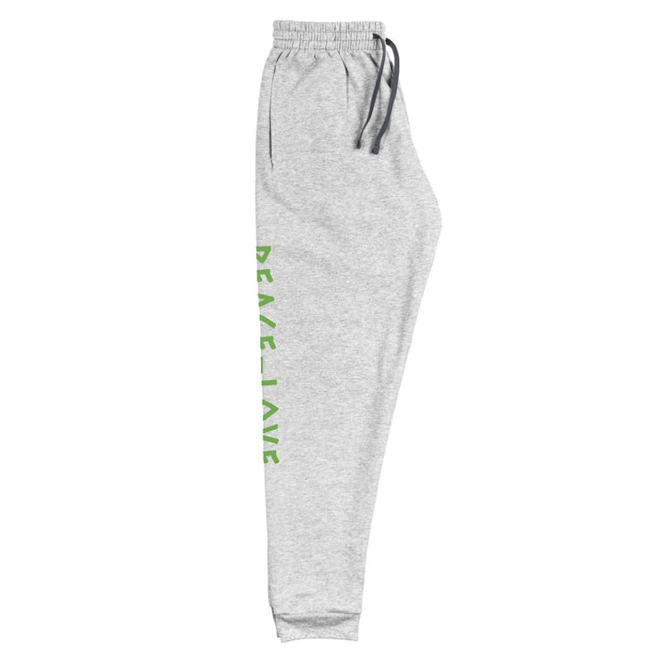 Peace- Love written Unisex Joggers