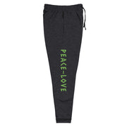 Peace- Love written Unisex Joggers