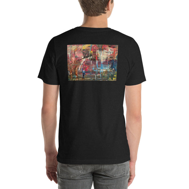 Abstract Art T-Shirt Back-Printed