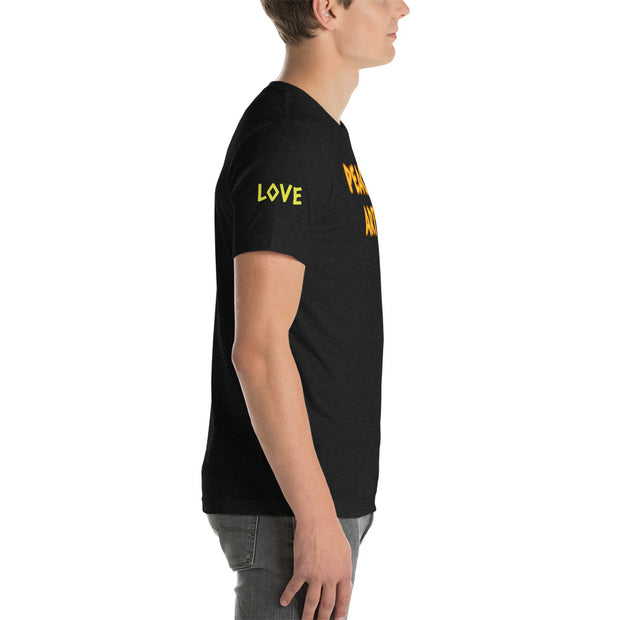 Peace-Love Art Shop T-Shirt yellow Text