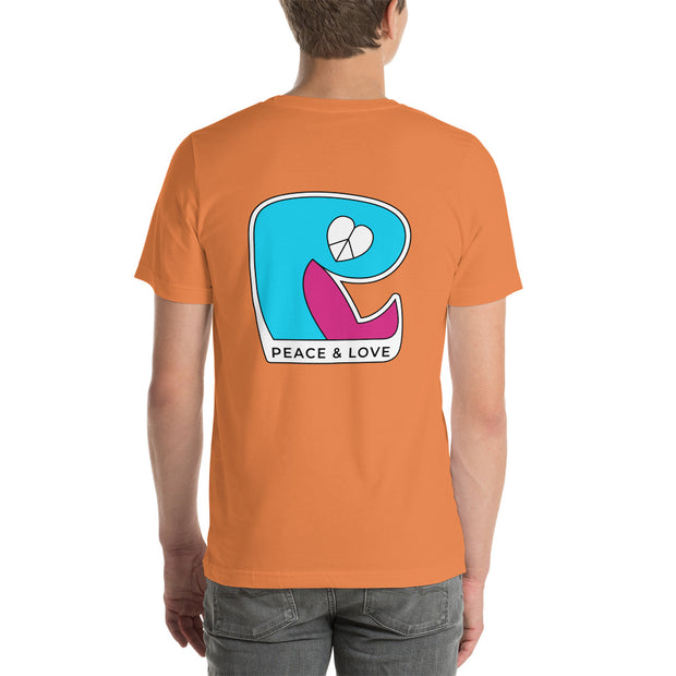 Peace-Love logo Art T-Shirt