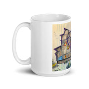 Abstract Art White glossy mug