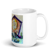 Abstract Art White glossy mug