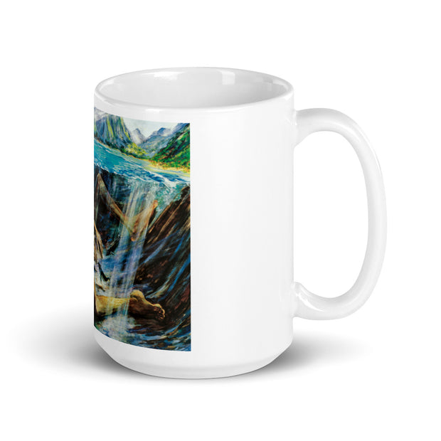 Lick Beans Hat Art Mug