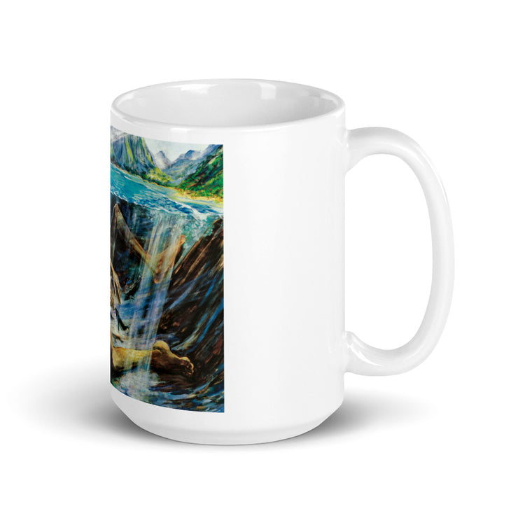 Lick Beans Hat Art Mug