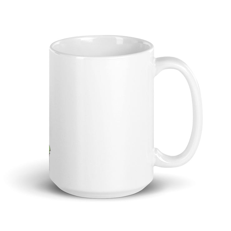 House art White glossy mug