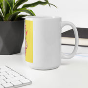 Peace-Love Girl Mug printed one side