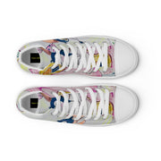 Women’s high top canvas shoes