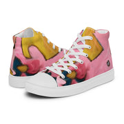 Abstract Art Women’s high top canvas shoes