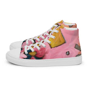 Abstract Art Women’s high top canvas shoes