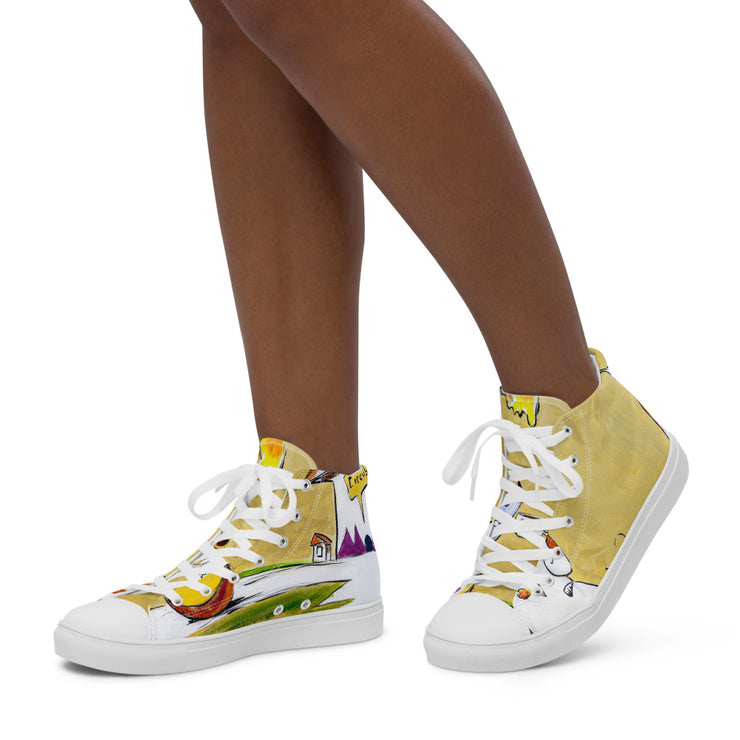 Player Women’s high top canvas shoes